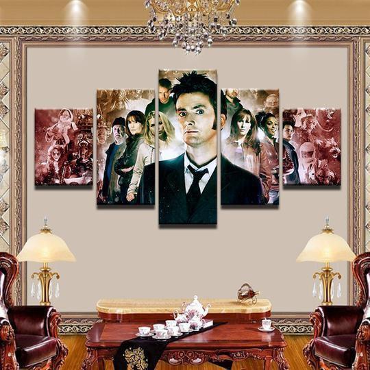 Doctor Who David Tennant Movie Canvas Wall Art