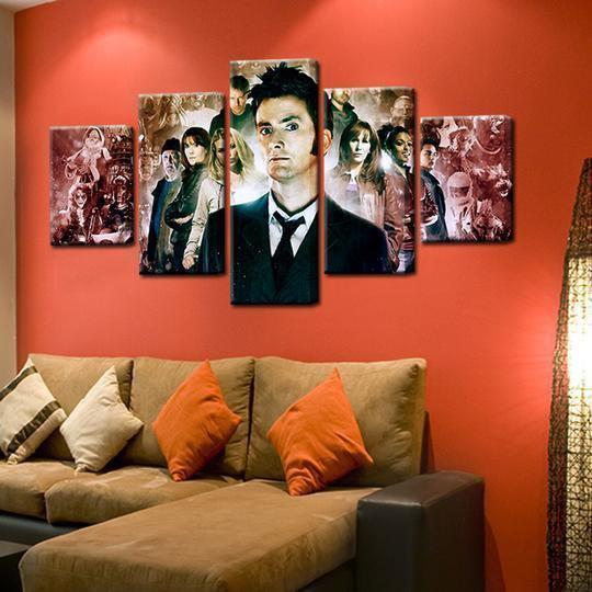 Doctor Who David Tennant Movie Canvas Wall Art