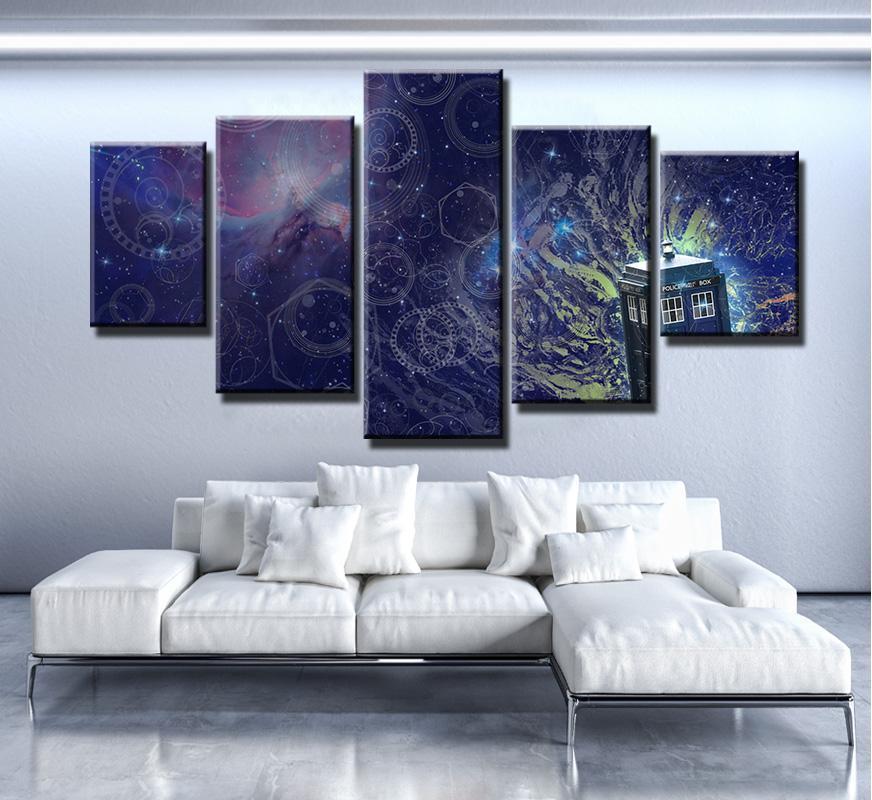 Doctor Who Tardis Movie Canvas Wall Art