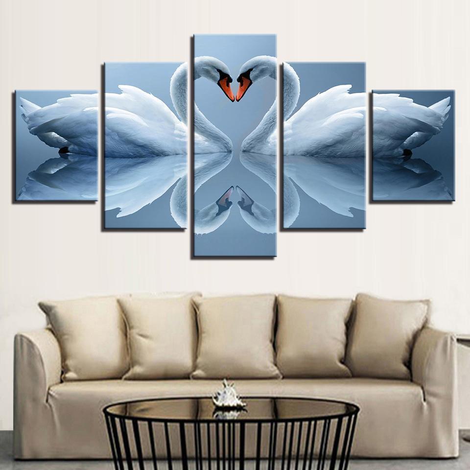 Dolphins Ocean Jumping Animal Canvas Wall Art