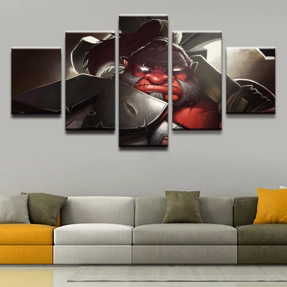 DOTA 2 Axe Gaming Canvas Wall Art
