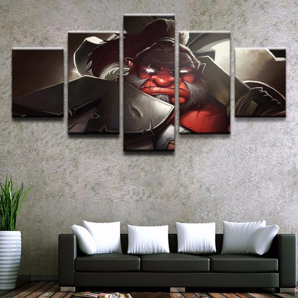 DOTA 2 Axe Gaming Canvas Wall Art