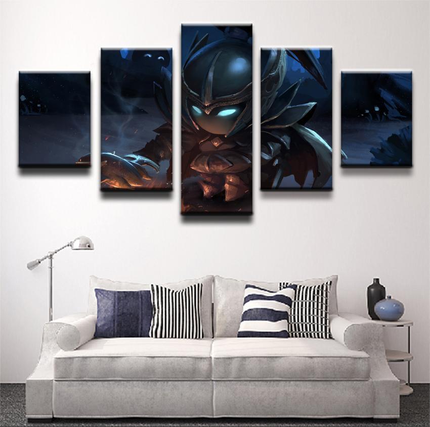 DOTA 2 Chibi Phantom Assassin Gaming Canvas Wall Art