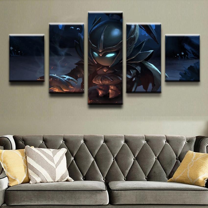 DOTA 2 Chibi Phantom Assassin Gaming Canvas Wall Art