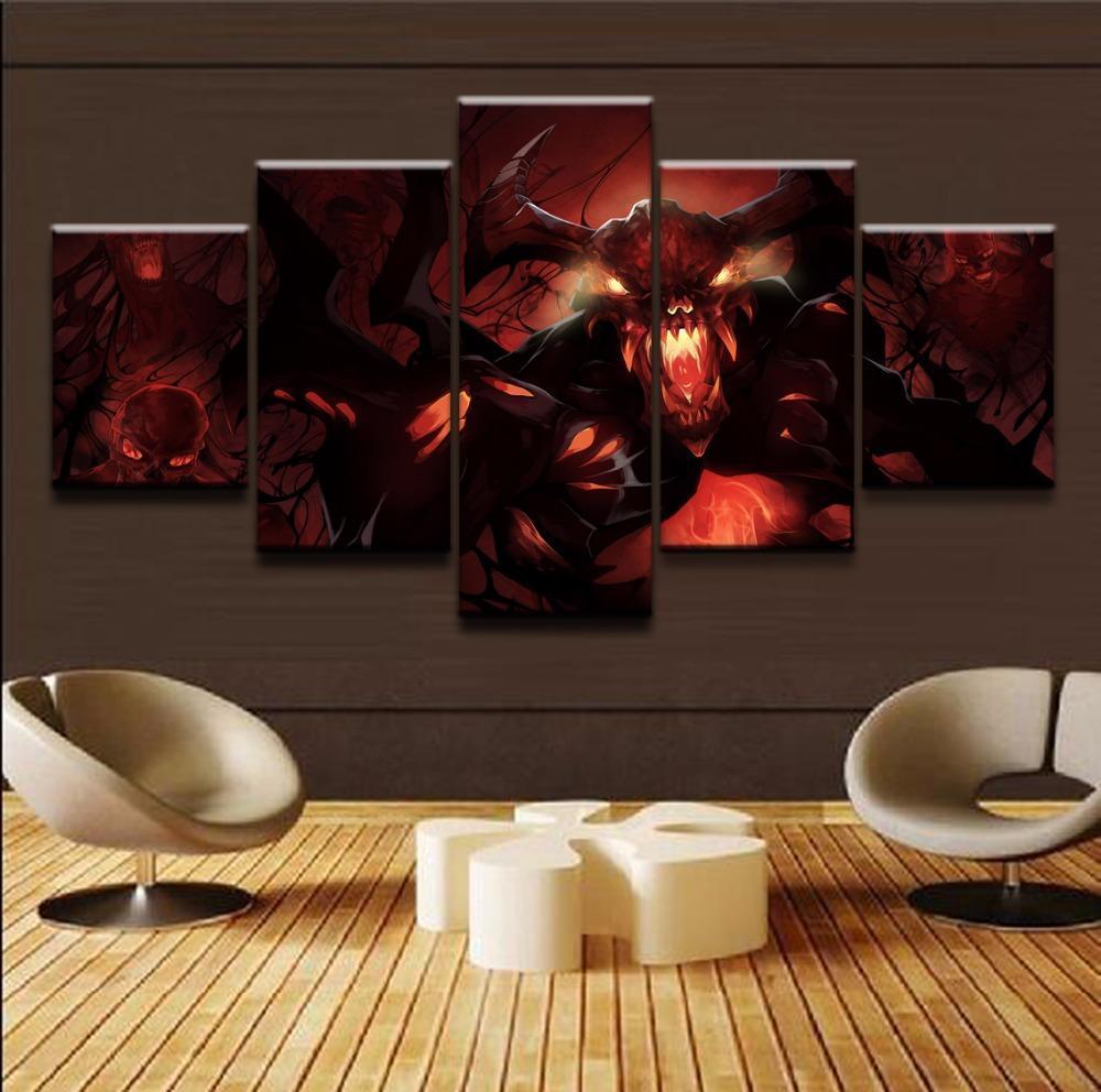 DOTA 2 Shadow Fiend 2 Gaming Canvas Wall Art