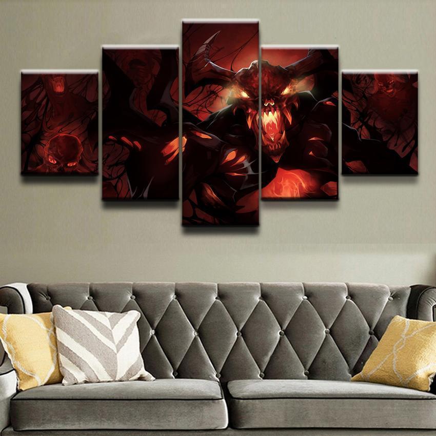 DOTA 2 Shadow Fiend 2 Gaming Canvas Wall Art