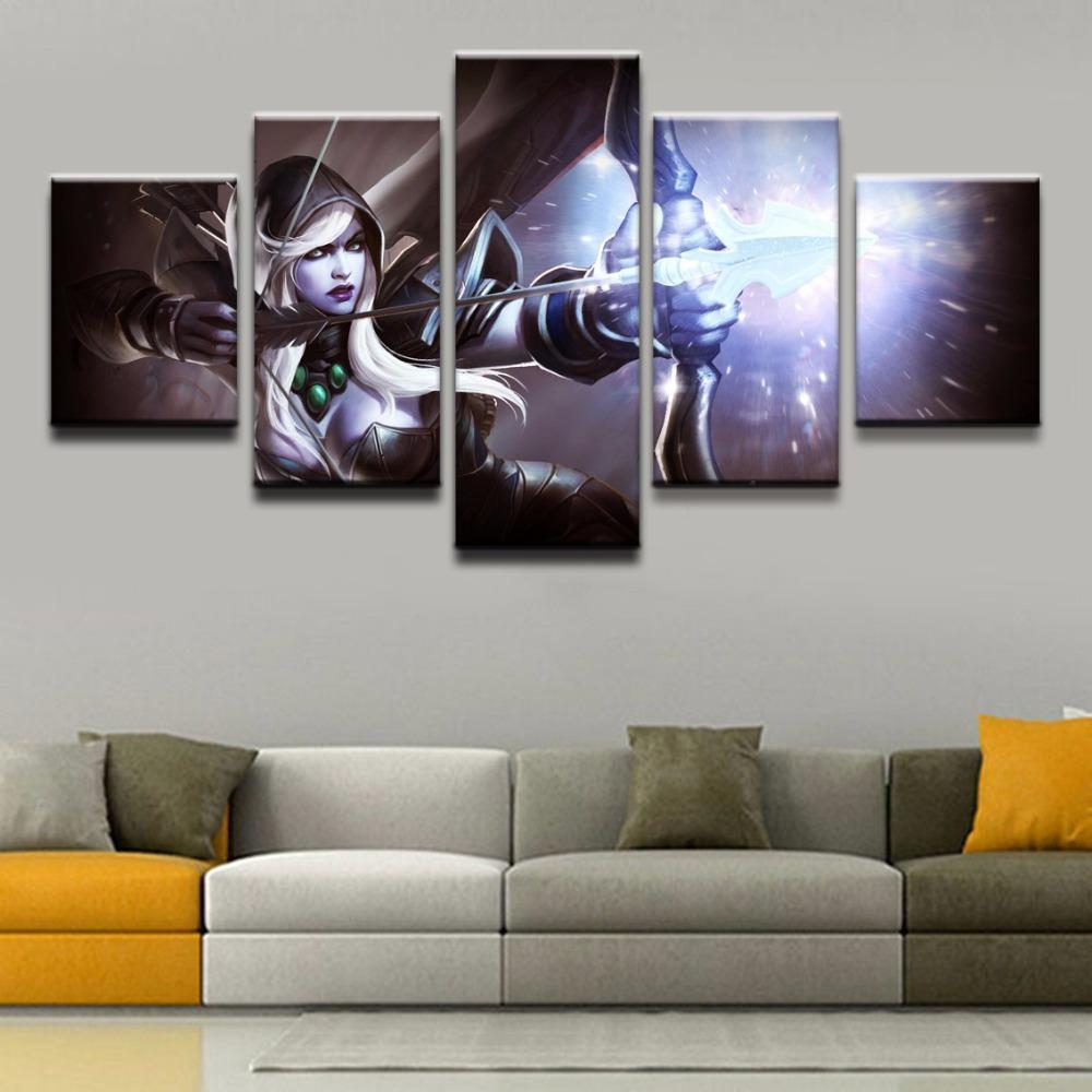 DOTA 2 Drow Ranger 2 Gaming Canvas Wall Art