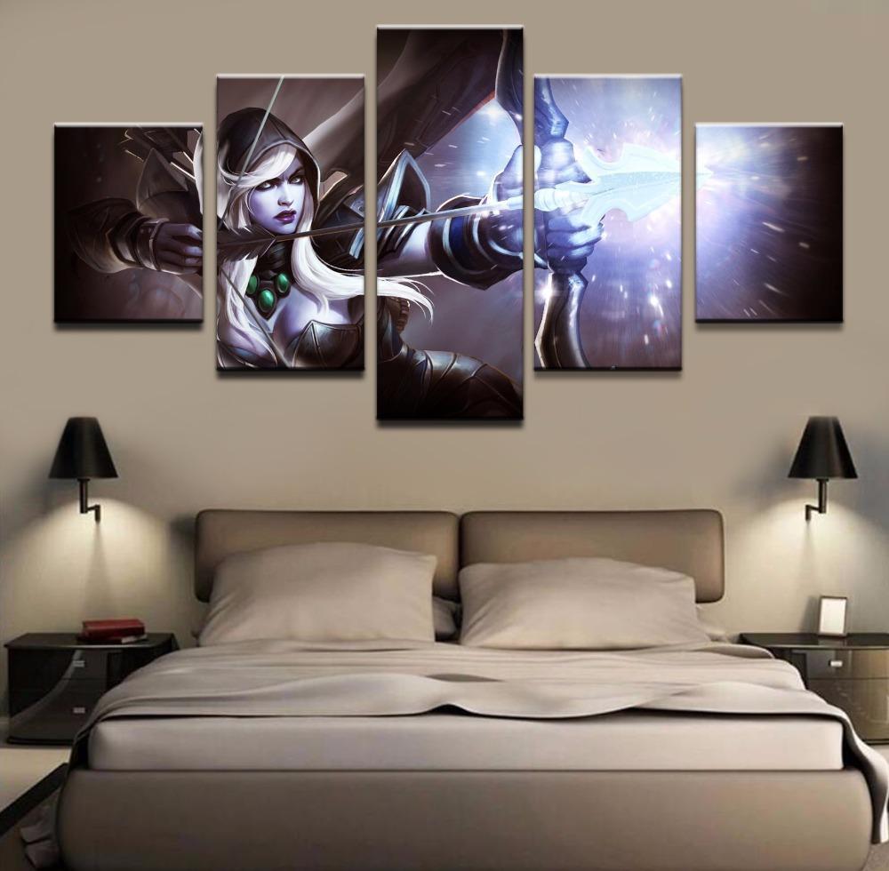 DOTA 2 Drow Ranger 2 Gaming Canvas Wall Art