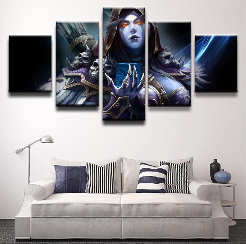 DOTA 2 Drow Ranger Gaming Canvas Wall Art