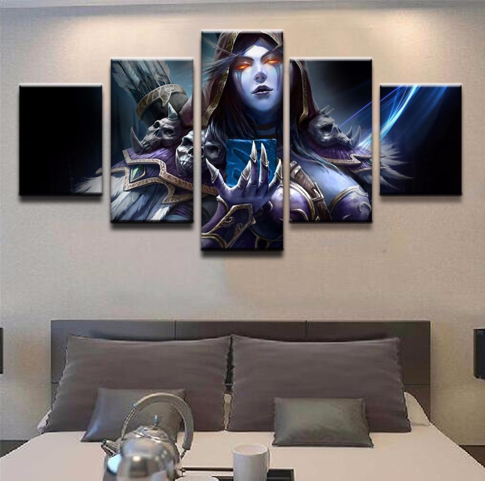 DOTA 2 Drow Ranger Gaming Canvas Wall Art