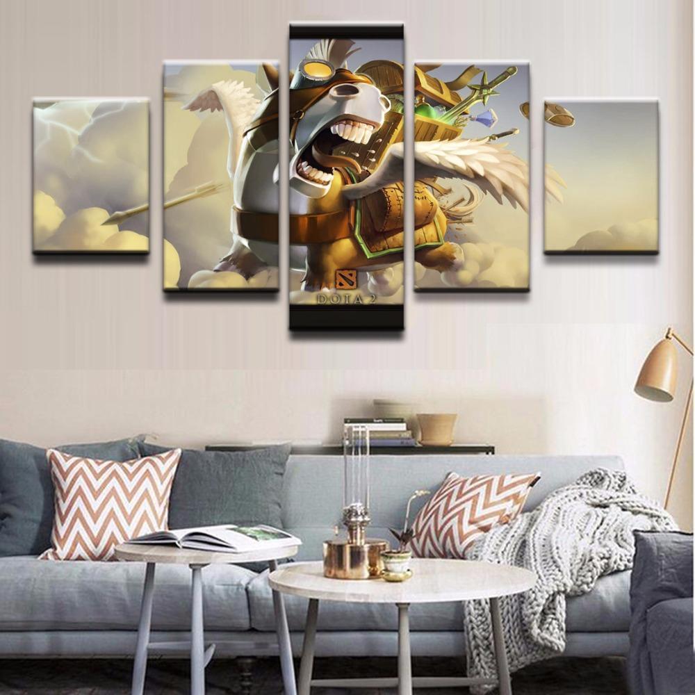 DOTA 2 Flying Courier Gaming Canvas Wall Art
