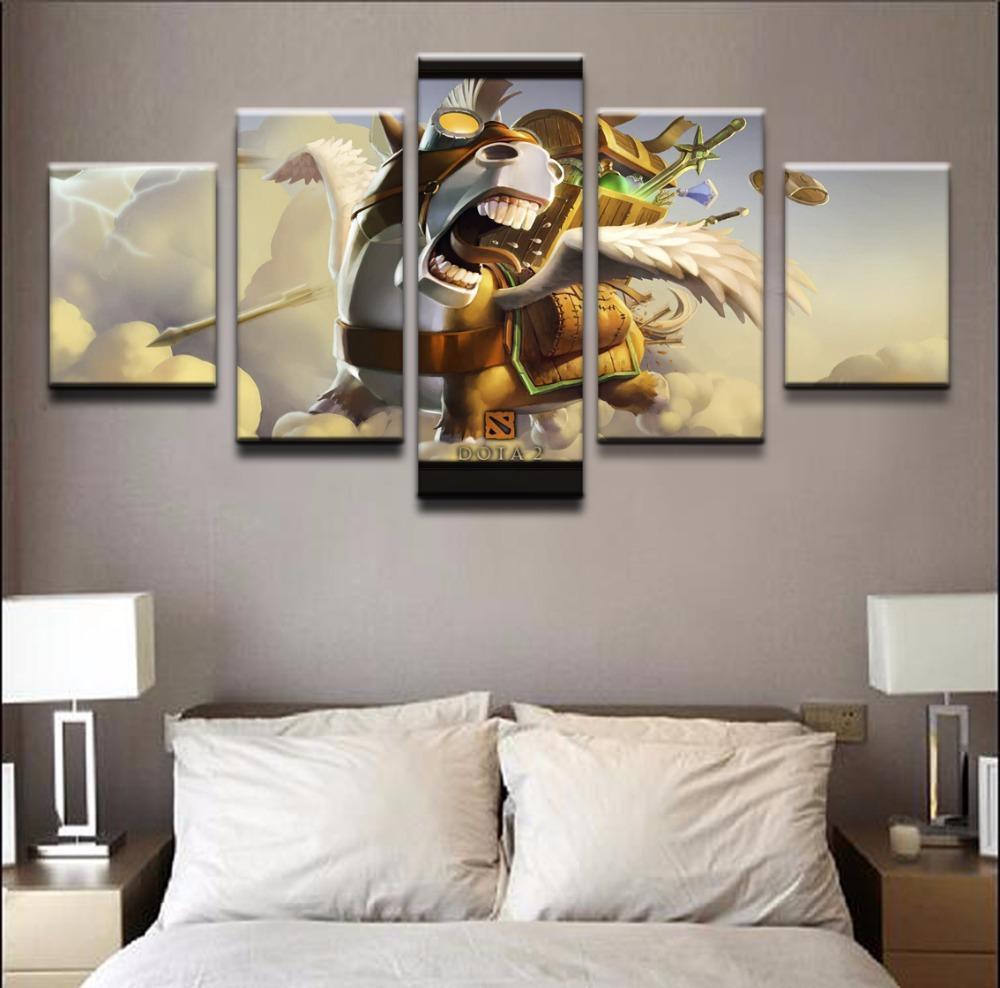 DOTA 2 Flying Courier Gaming Canvas Wall Art