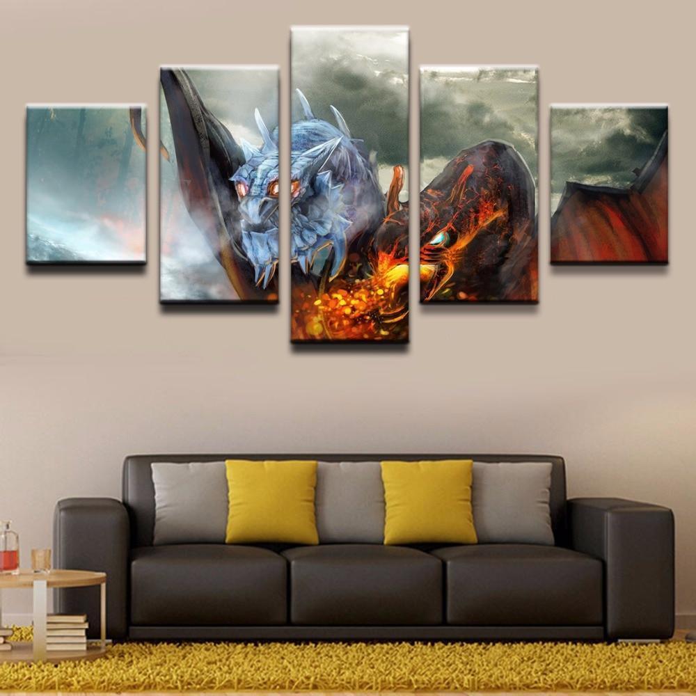 DOTA 2 Jakiro Gaming Canvas Wall Art