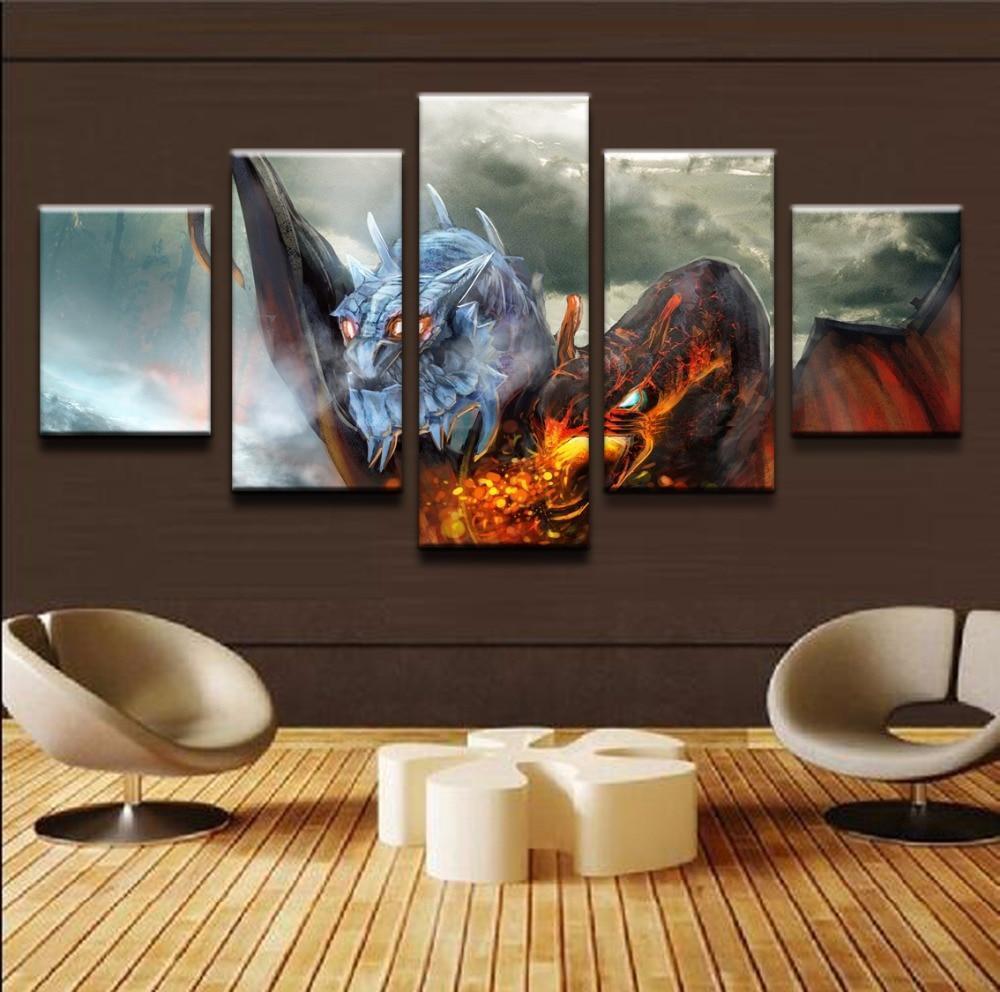 DOTA 2 Jakiro Gaming Canvas Wall Art