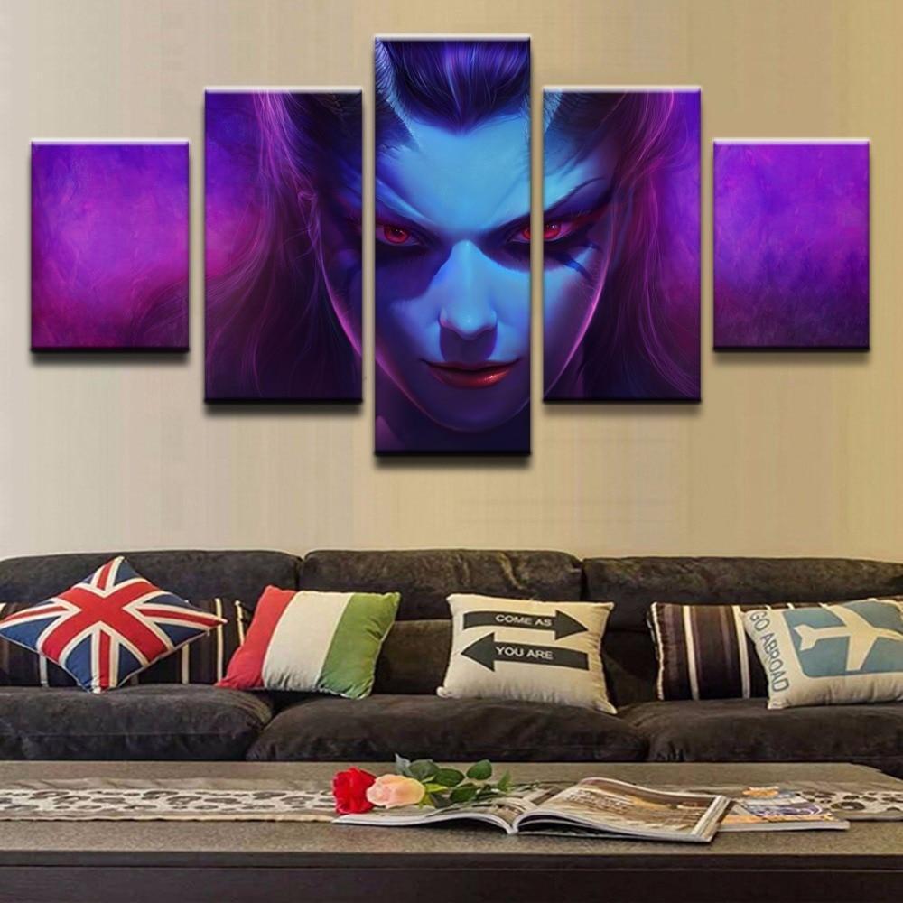 DOTA 2 Queen Of Pain Gaming Canvas Wall Art