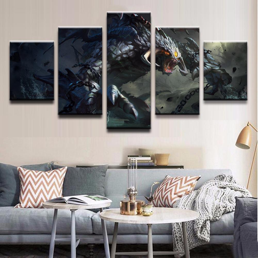 DOTA 2 Roshan 2 Gaming Canvas Wall Art