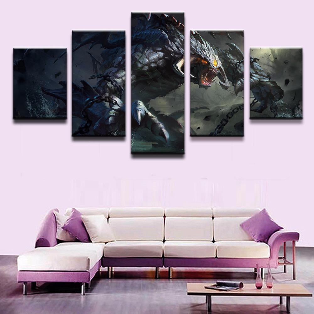 DOTA 2 Roshan 2 Gaming Canvas Wall Art