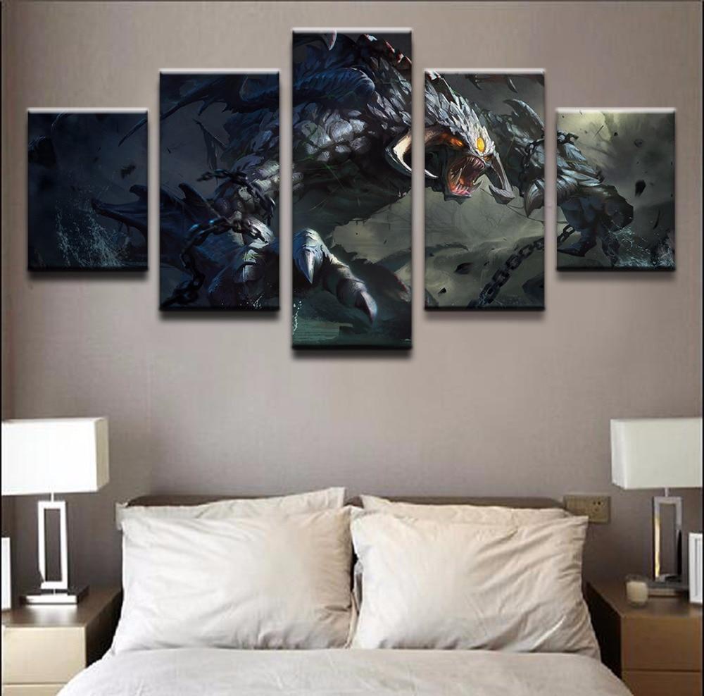 DOTA 2 Roshan 2 Gaming Canvas Wall Art