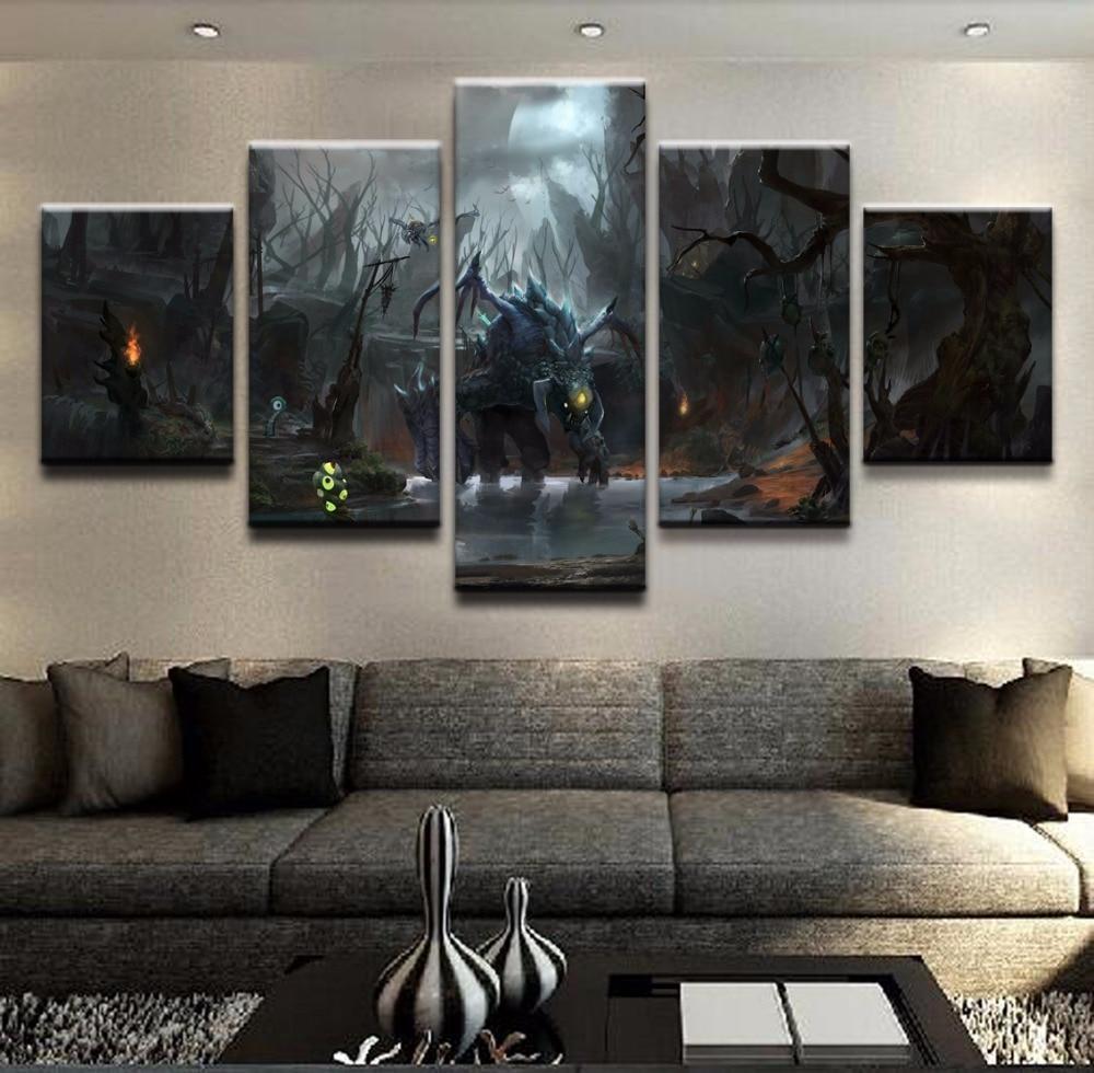 DOTA 2 Roshan Gaming Canvas Wall Art