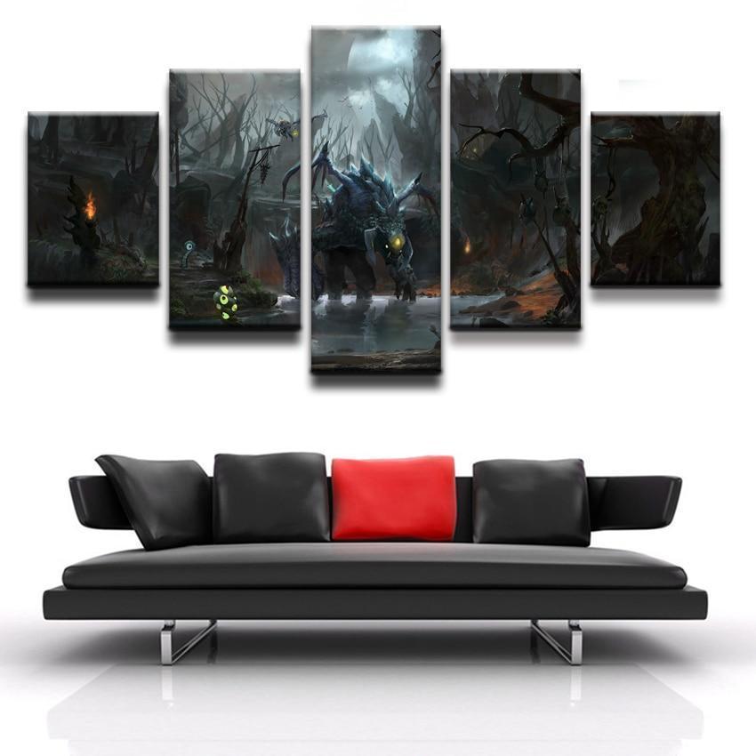 DOTA 2 Roshan Gaming Canvas Wall Art
