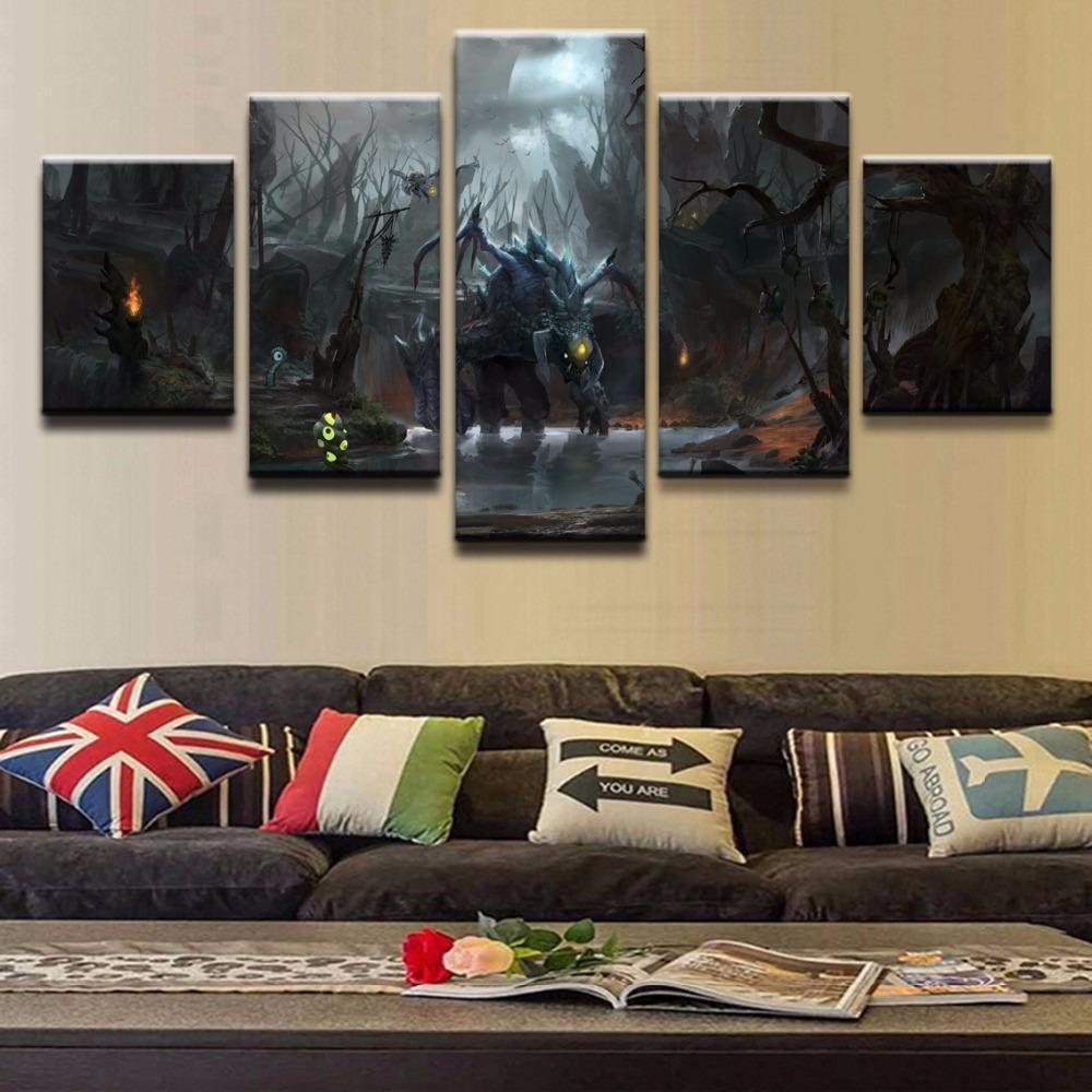 DOTA 2 Roshan Gaming Canvas Wall Art