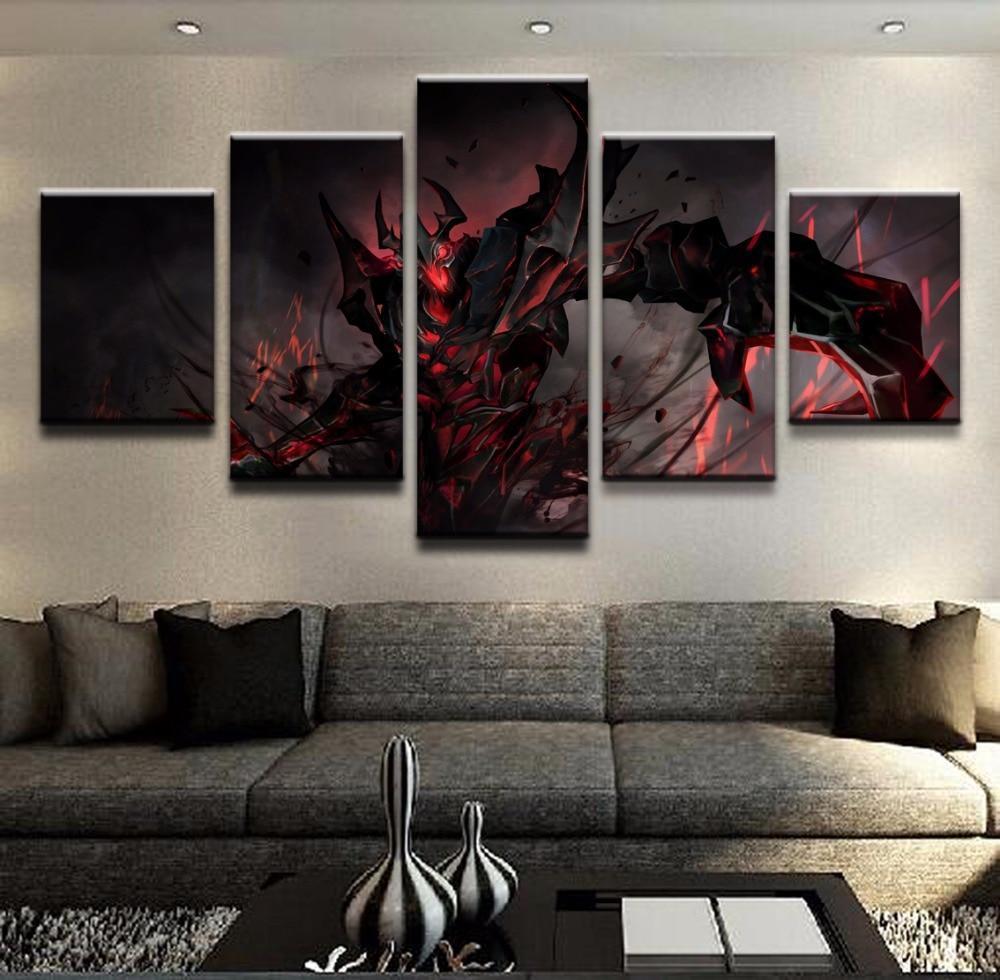 DOTA 2 Shadow Fiend Gaming Canvas Wall Art