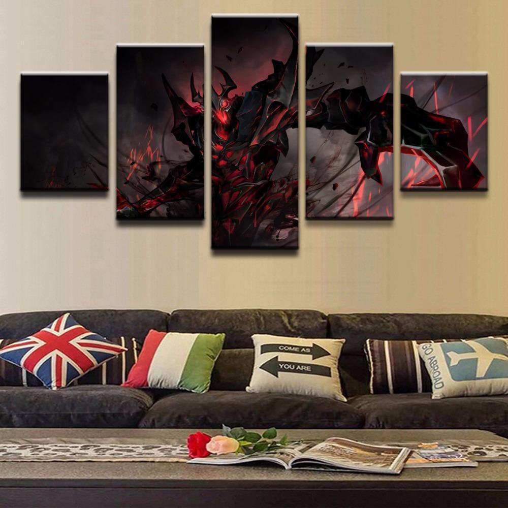 DOTA 2 Shadow Fiend Gaming Canvas Wall Art