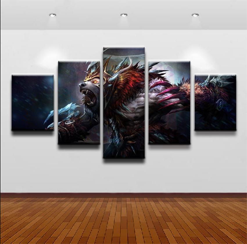DOTA 2 Ursa Gaming Canvas Wall Art