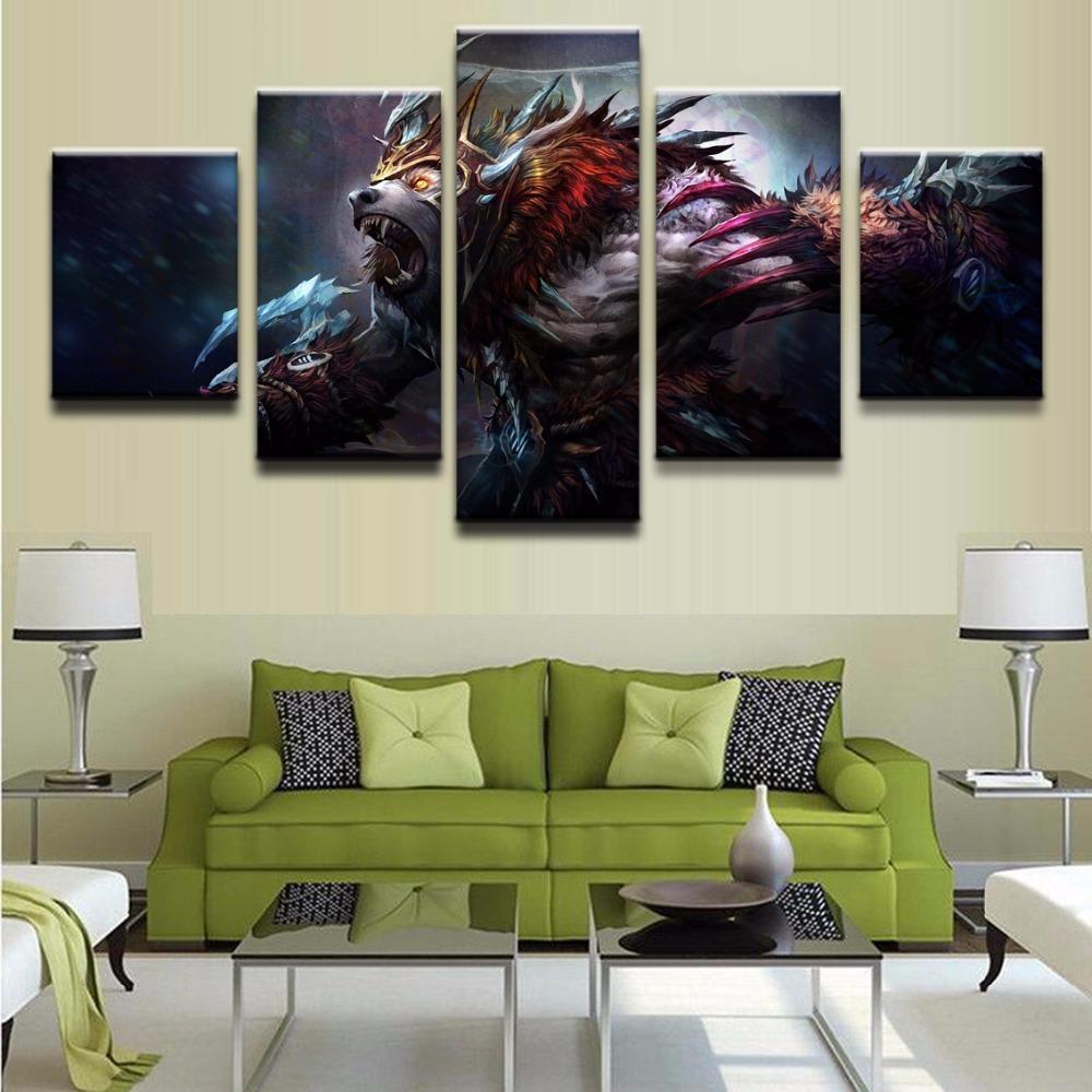 DOTA 2 Ursa Gaming Canvas Wall Art