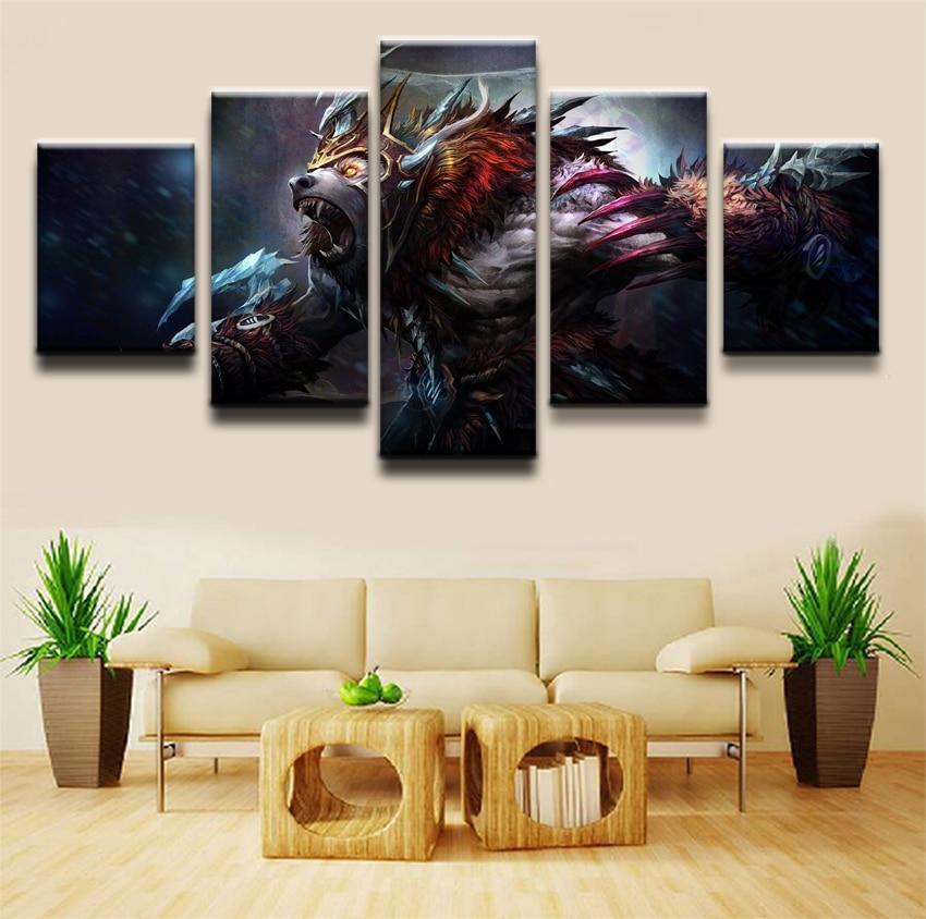 DOTA 2 Ursa Gaming Canvas Wall Art