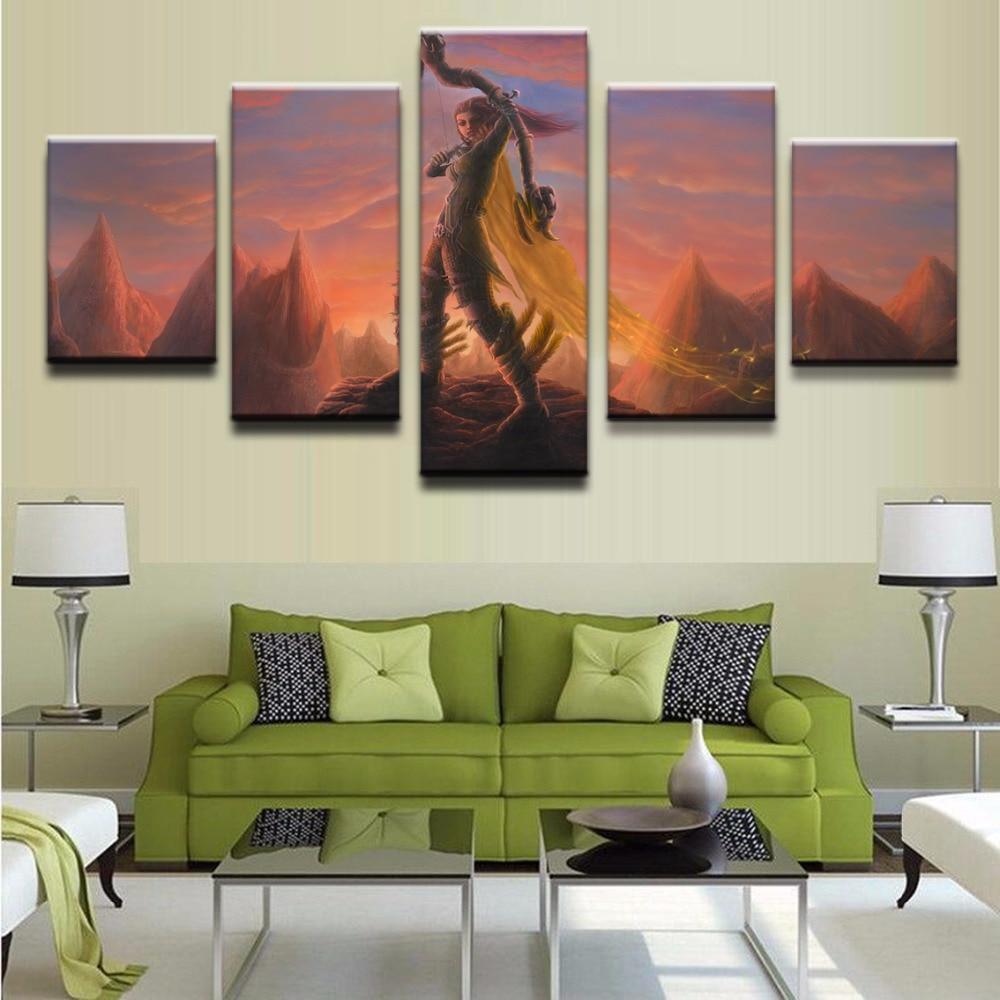 DOTA 2 Windranger Gaming Canvas Wall Art