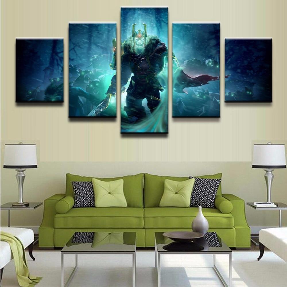 DOTA 2 Wraith King Gaming Canvas Wall Art