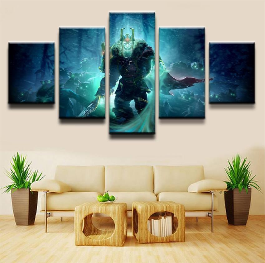 DOTA 2 Wraith King Gaming Canvas Wall Art