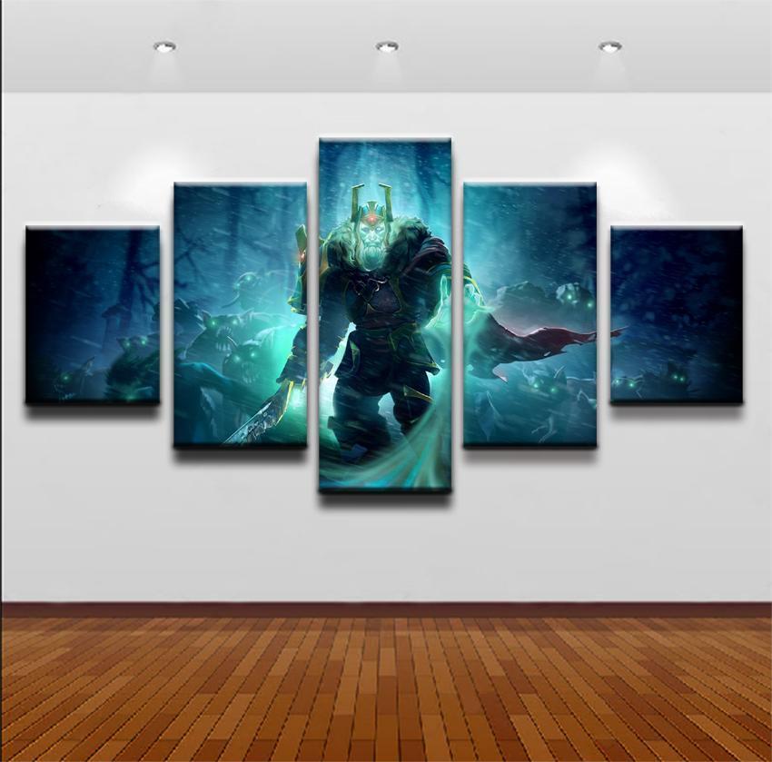 DOTA 2 Wraith King Gaming Canvas Wall Art
