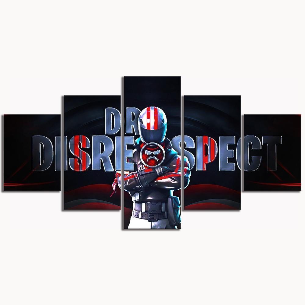 Dr Disrespect Twitch Fortnite Gaming Canvas Wall Art
