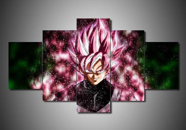 Dragon Ball Black Anime Canvas Wall Art