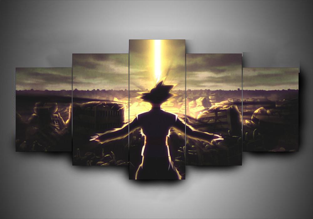 Dragon Ball Goku Black Anime Canvas Wall Art