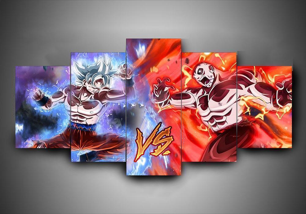 Dragon Ball Goku Vs Jiren Anime Canvas Wall Art