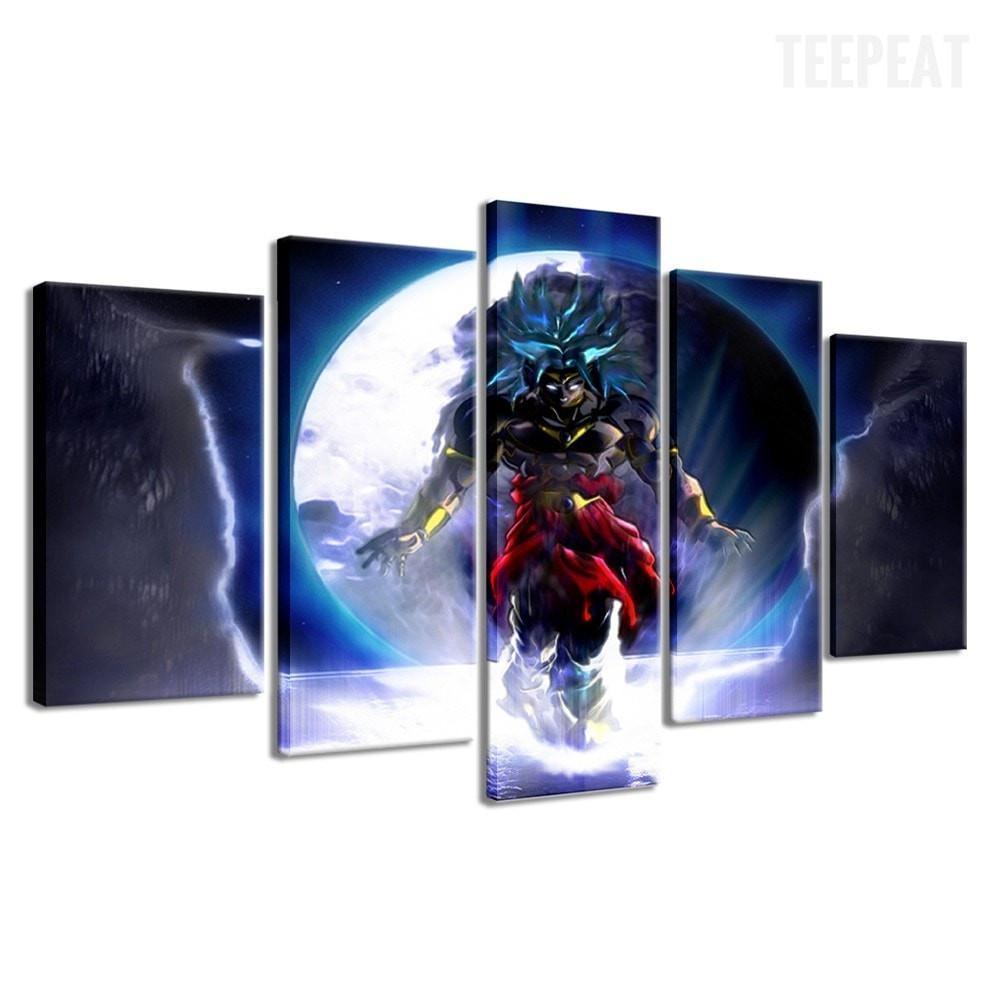 Dragon Ball In Action Fight Anime Canvas Wall Art