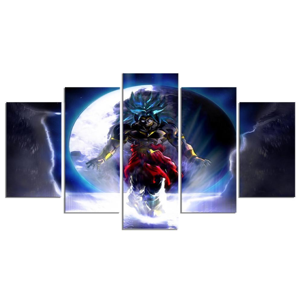 Dragon Ball In Action Fight Anime Canvas Wall Art