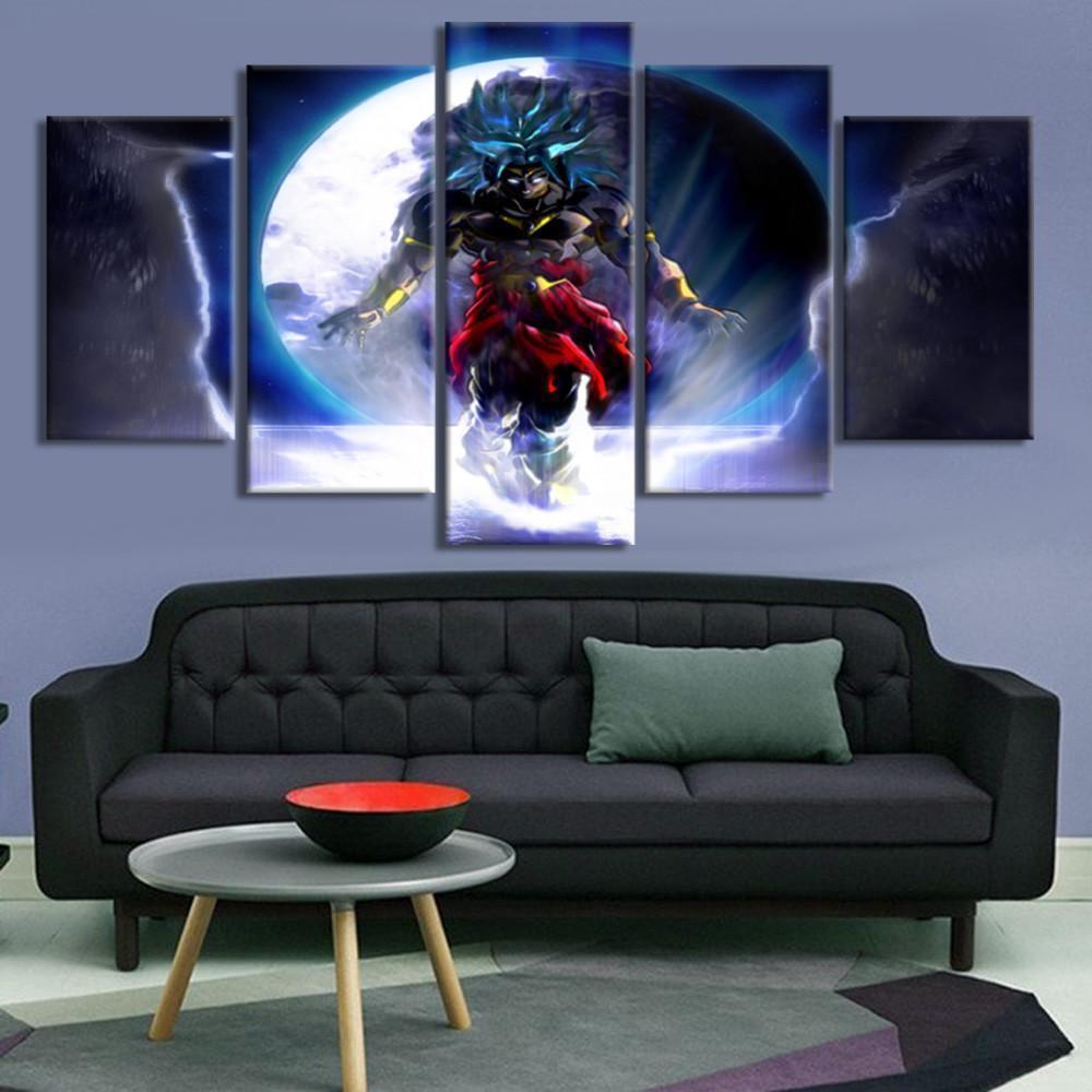 Dragon Ball In Action Fight Anime Canvas Wall Art