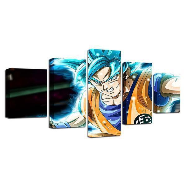 Dragon Ball Super Goku Super Saiyan Anime Canvas Wall Art