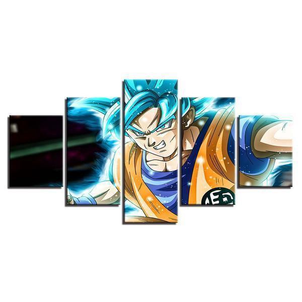Dragon Ball Super Goku Super Saiyan Anime Canvas Wall Art