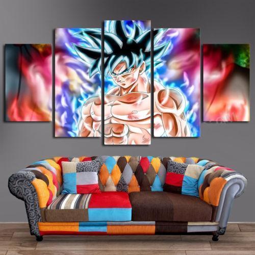 Dragon Ball Ultra Instinct Goku Anime Canvas Wall Art