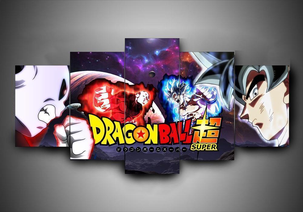 Dragon Ball Vegeta Saiyan Blue Anime Canvas Wall Art