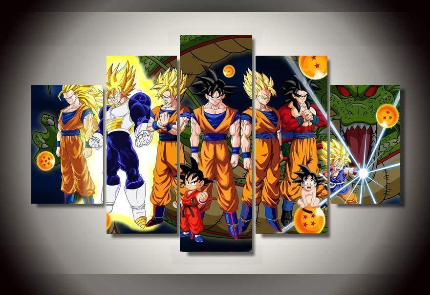 Dragon Ball Z 1 Anime Canvas Wall Art