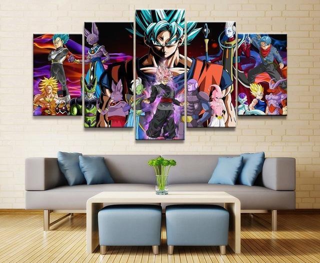 Dragon Ball Z 3 Anime Canvas Wall Art