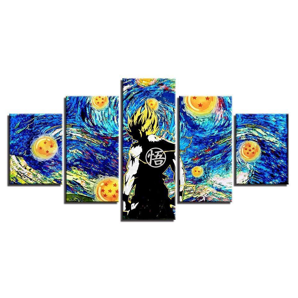 Dragon Ball Z Anime Canvas Wall Art