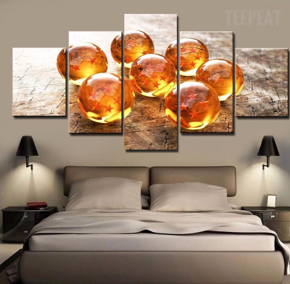 Dragon Balls Movie Canvas Wall Art