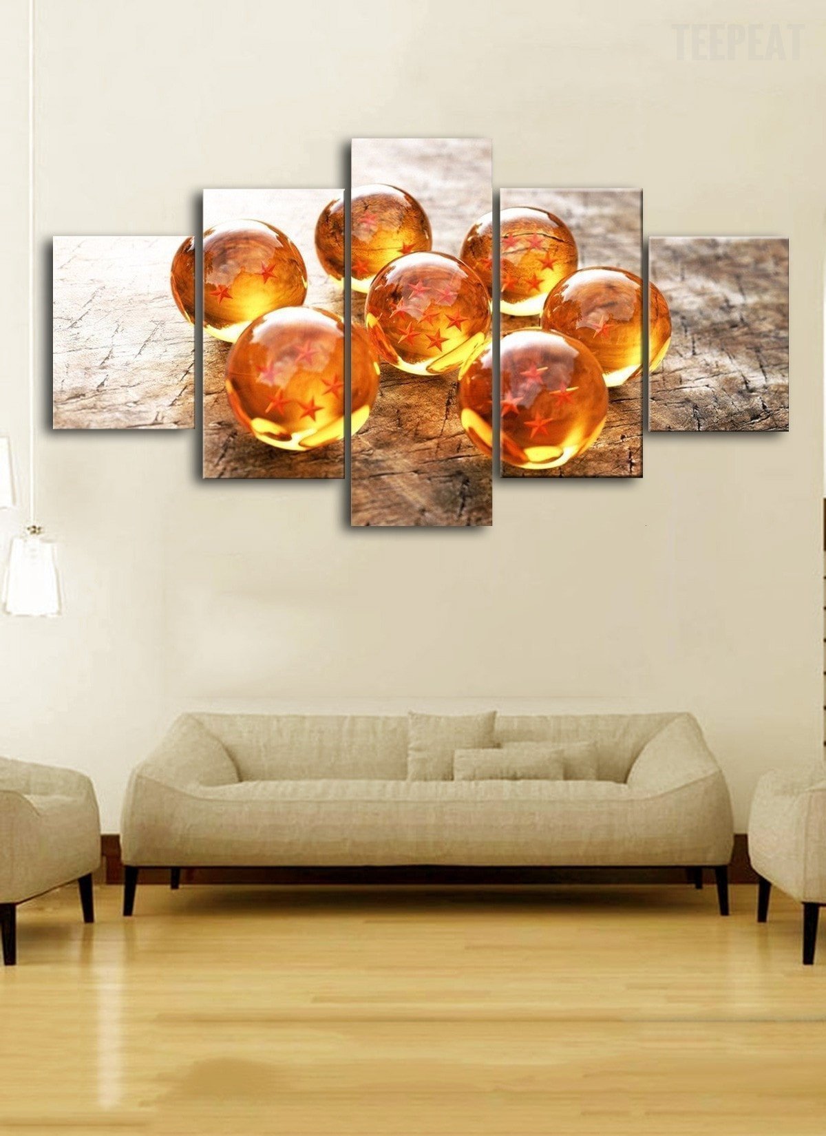 Dragon Balls Movie Canvas Wall Art